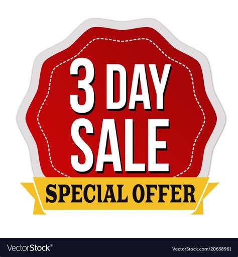 3 Day Sale .